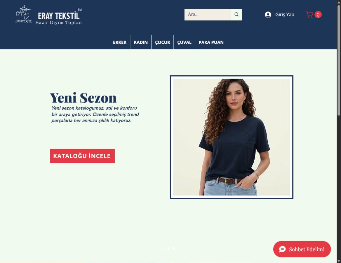 eraytekstiltoptan.com giriş ekranı